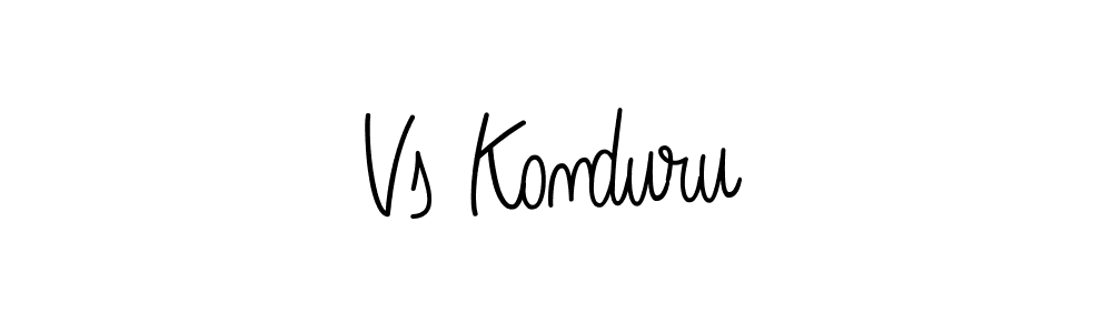 Also we have Vs Konduru name is the best signature style. Create professional handwritten signature collection using Angelique-Rose-font-FFP autograph style. Vs Konduru signature style 5 images and pictures png